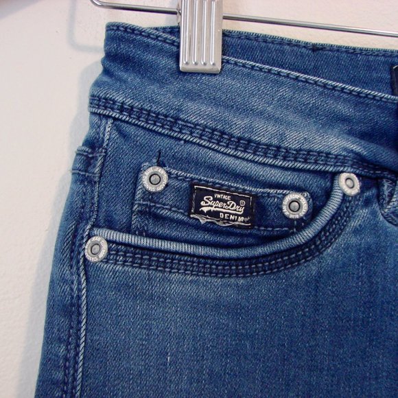 Superdry Alexia Jeggings Jeans High Waist Stretch Skinny Jeans Size 26 - Picture 8 of 16